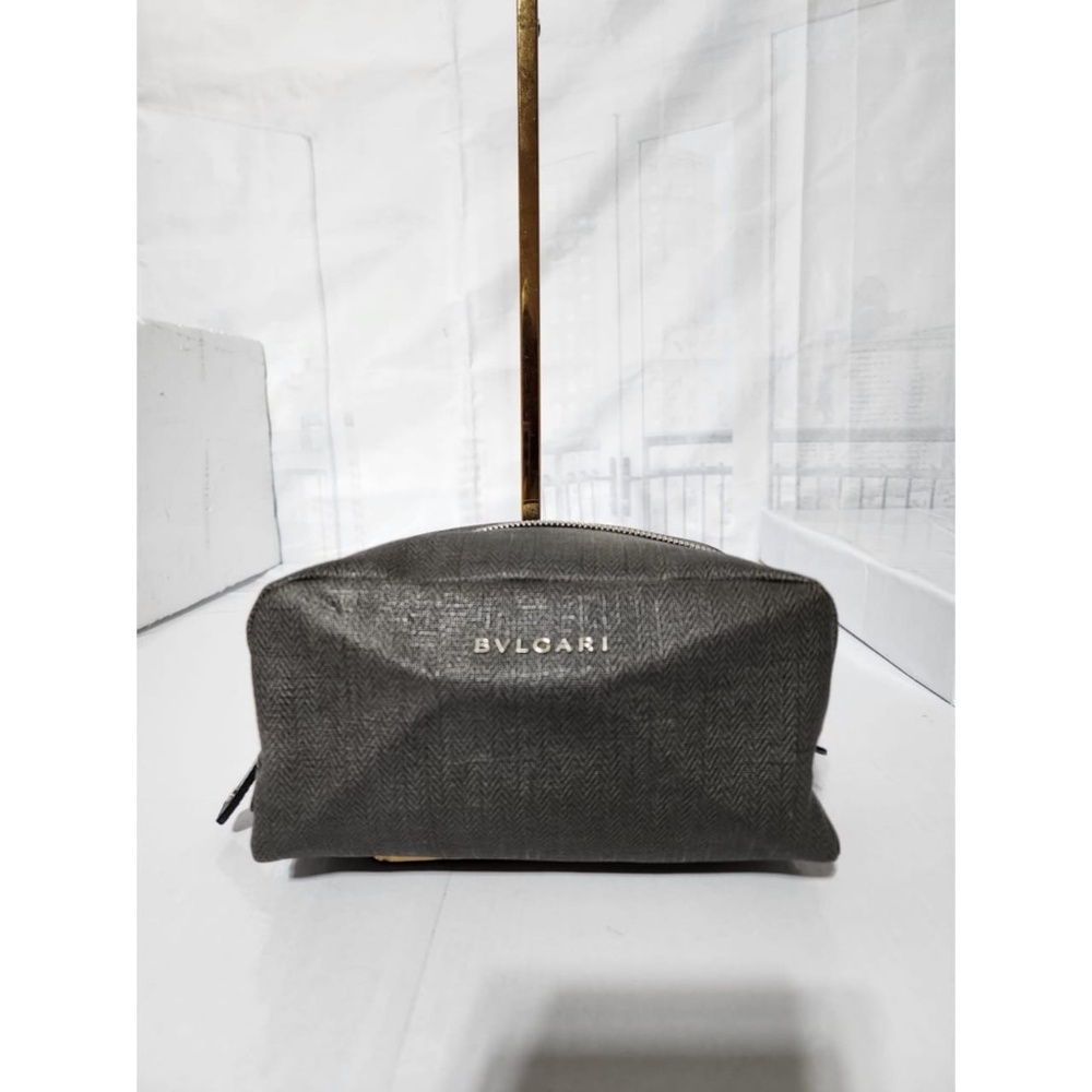 Authentic Bvlgari Weekend Toiletry/Make up Pouch Black